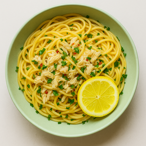 Linguine con Granchio e Limone